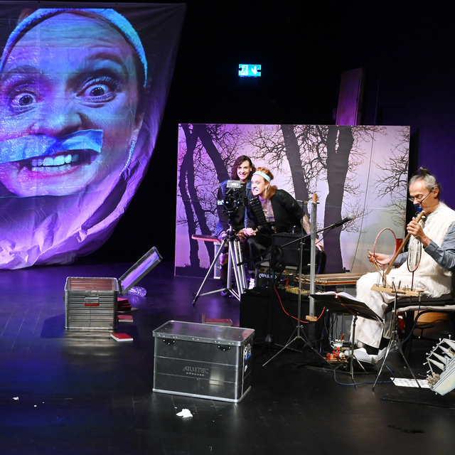 Ein gespielter Sturm und ein echtes Gewitter