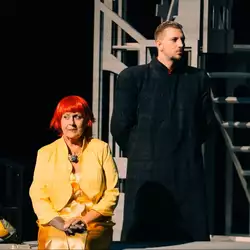 Der Besuch der alten Dame - Freifläche am Rosengart Schl Nymphenburg München