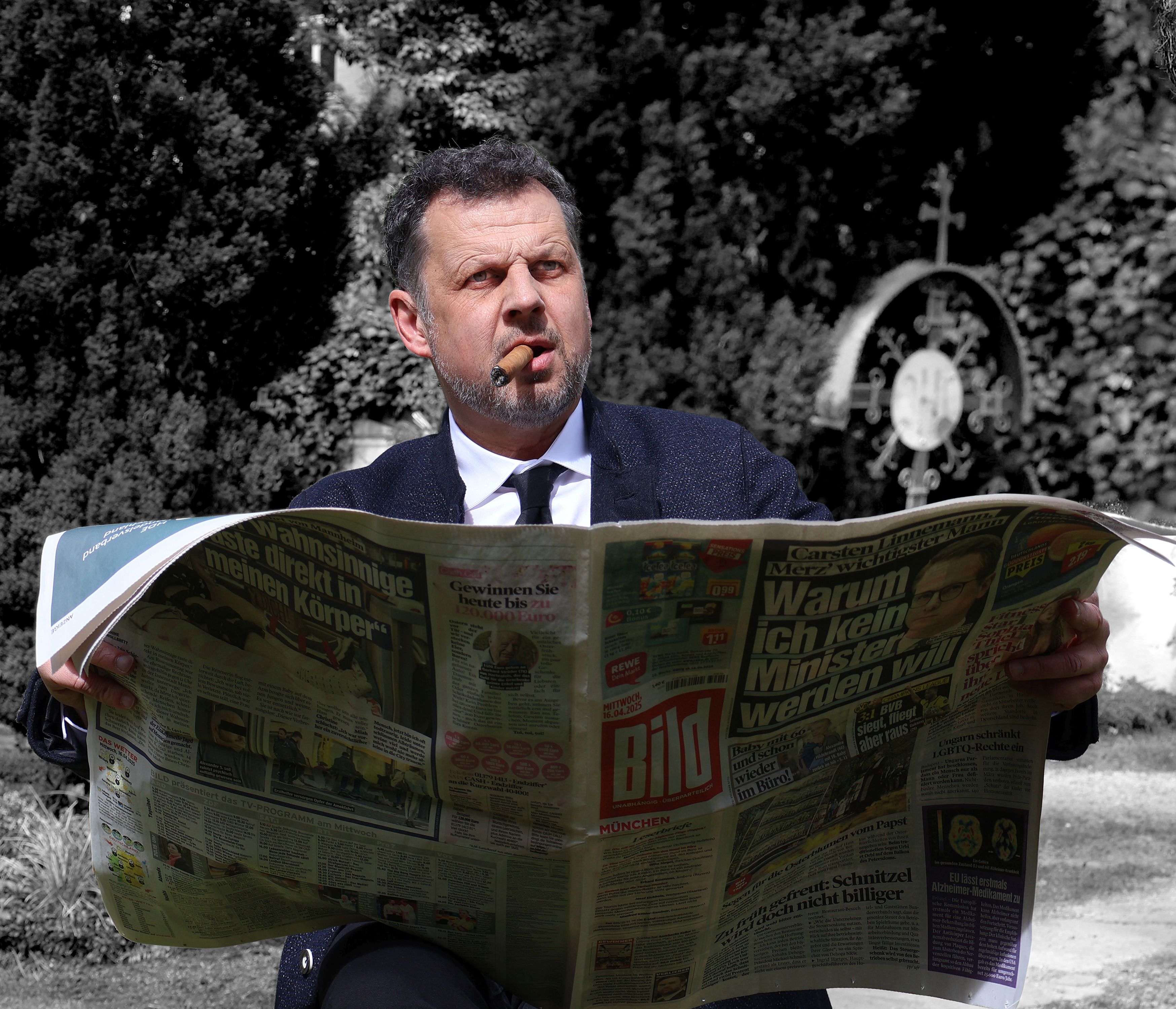 Kalter wei&szlig;er Mann, Kom&ouml;die im Bayerischen Hof, M&uuml;nchen