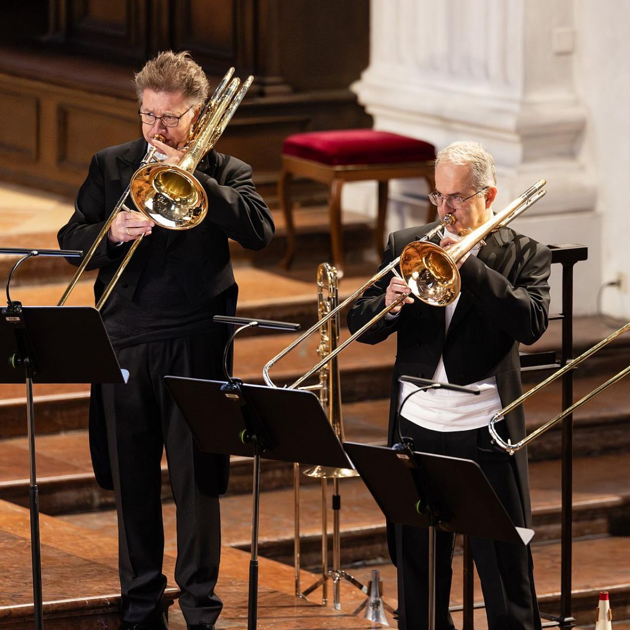 Weihnachten mit OperaBrass, den Blechbl&auml;sern der Bayerischen Staatsoper, in der Michaelskirche M&uuml;nchen
