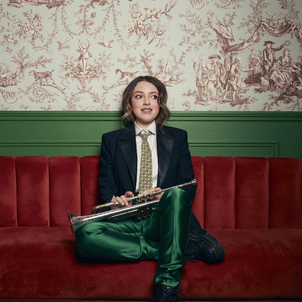 Lucienne Renaudin Vary spielt im Brunnenhof