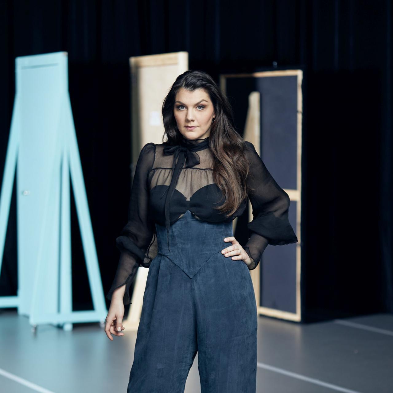 Sophie Rennert als Claire Zachanassian, Der Besuch der alten Dame, G&auml;rtnerplatztheater M&uuml;nchen